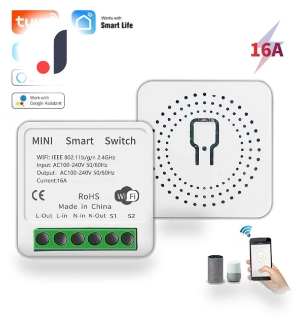 Mini 16A Wifi DIY Smart Life Automation Remote Control Relay Timer — Timers, Super Star Mall