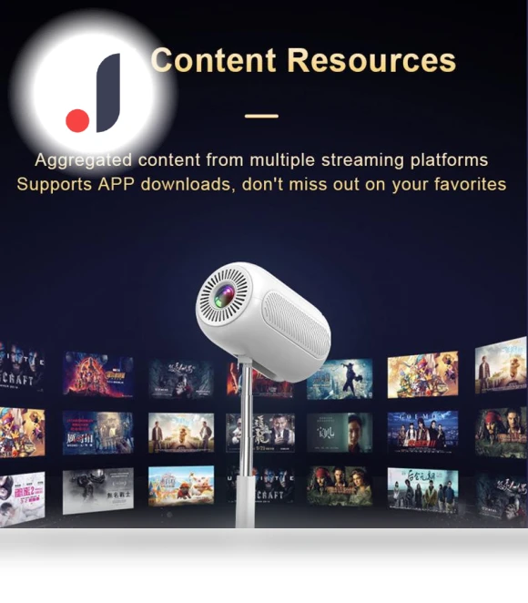 Mini Smart Projector — Home Theater Projectors, Cozy Cottage-Relax