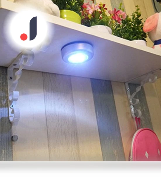 Mini Wireless 3-LED Touch Lamp — Desk & Table Lighting, SJPRO
