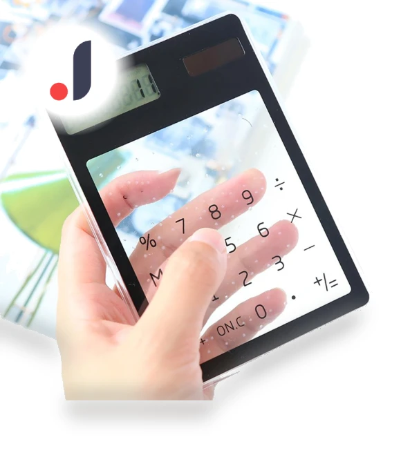 Multicolor Transparent Touch Screen Solar-Powered 8-Bit Mini Calculator — Calculators, A Surname Home