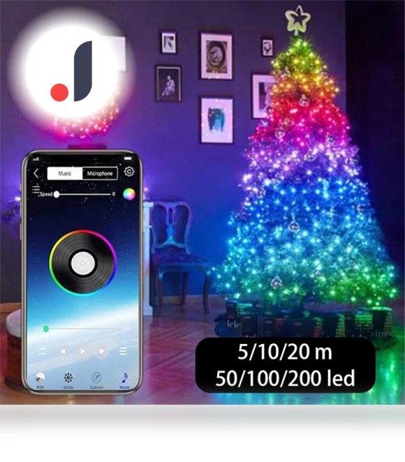 Personalized Smart LED Christmas Tree Lights — Lighted Displays, LanZhong LED