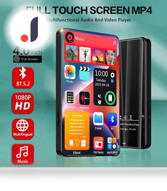 Portable Full Touch Screen HD MP3 MP4 Player — Portable Media Players, Carrefour home
