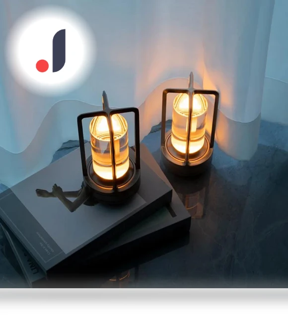 Rechargeable Desk Lamp with Cross — Study & Desk Lighting, Build My Home
