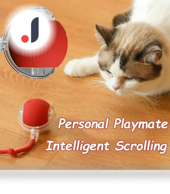 Rechargeable Smart Interactive Rolling Ball Toy — Interactive Animal Companions, Homeware Essentials