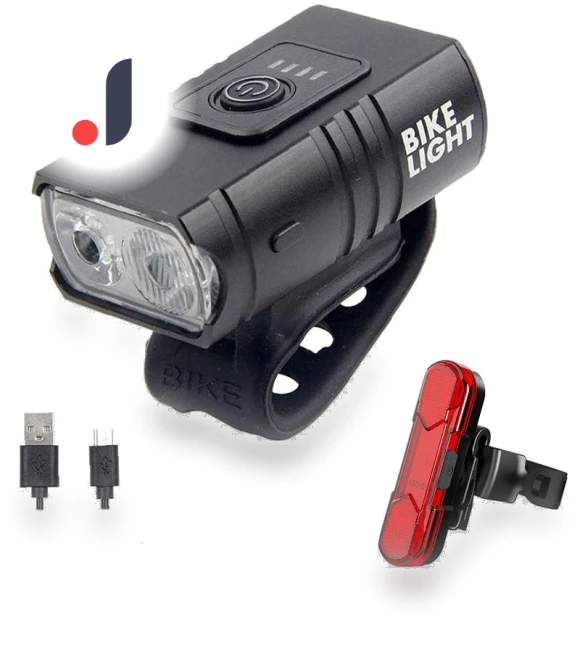 Rechargeable Waterproof Bicycle Light — Bike Headlights, AI Supermarket