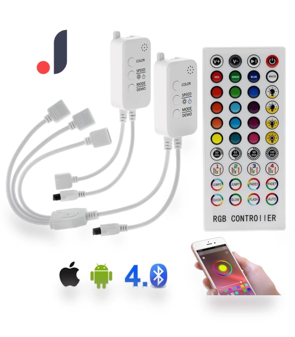 RGB LED Bluetooth Controller — Remote Controls, OFFICE-MALL