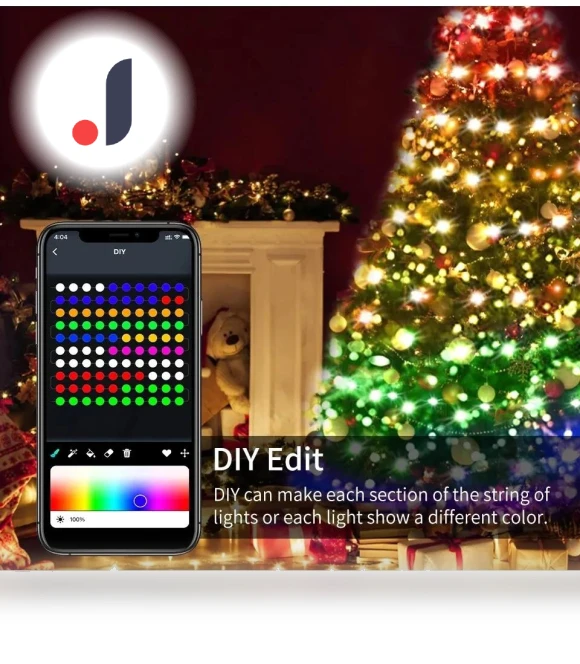 RGBIC Smart LED String Lights — String Lights, GYROBALL