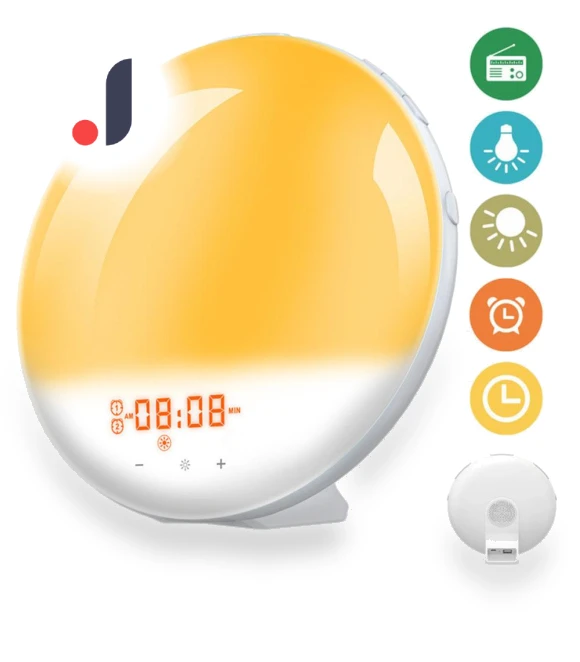 Smart Alarm Clock with Lighting — Alarm, Comfort Homeware