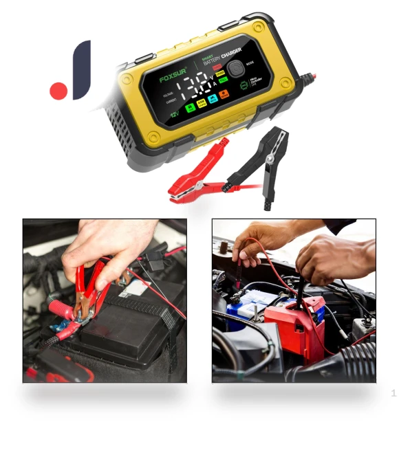 Smart Car Charger with Large Screen — Vehicle Power Solutions, Sports