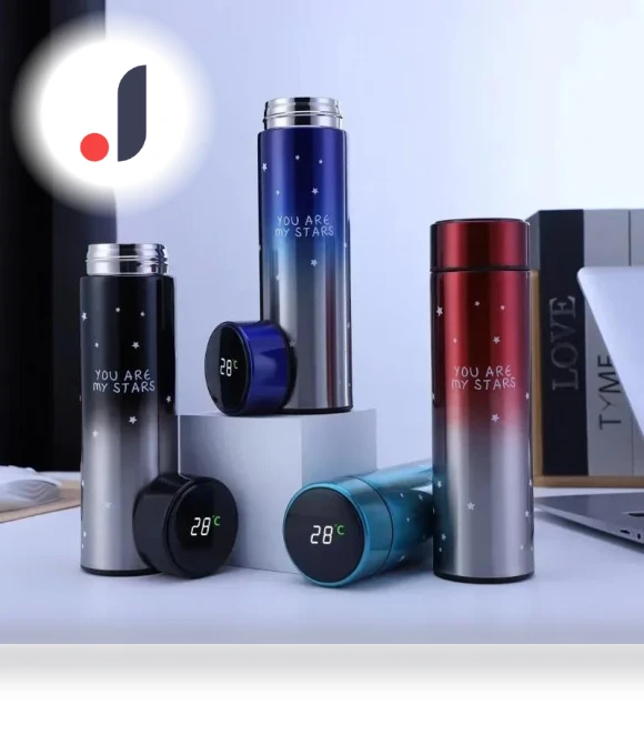 Smart Insulated Mini Thermo Cup with LED Temperature Display — Beverage Warmers, Comfort Homeware