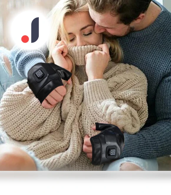 Smart Leather Gloves with Heating — Gloves, Comfort Homeware