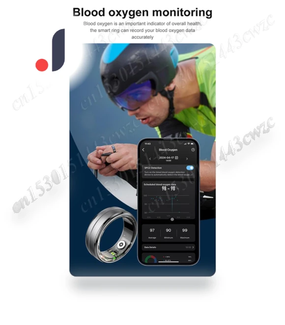 Smart Ring Fitness Tracker — Wearable Accessories, Home Furnishing Department Mall