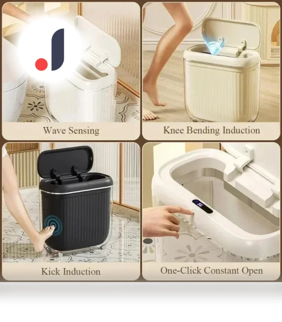 Smart Sensor Trash Can — Kitchen Cans, Rainbow Rain