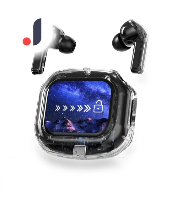 Smart Touch Color Screen Bluetooth Headphones — Over-Ear Headphones, Junmaocun