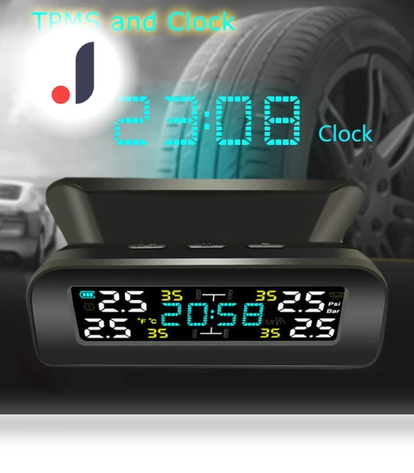 Solar Powered Smart Car TPMS LCD Display — TPMS Sensor Replacements, 888 Auto Parts Town