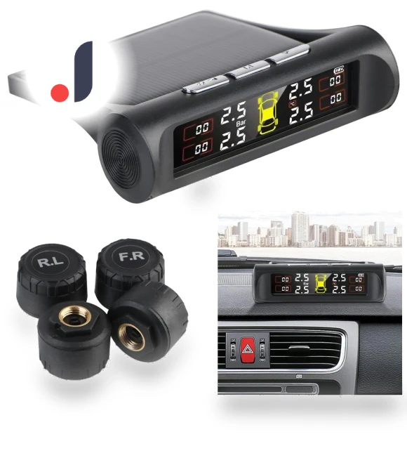 Universal Digital LCD Display Solar Power Tire Pressure Monitoring System — TPMS Sensor Replacements, LEEPEE Automotive Parts