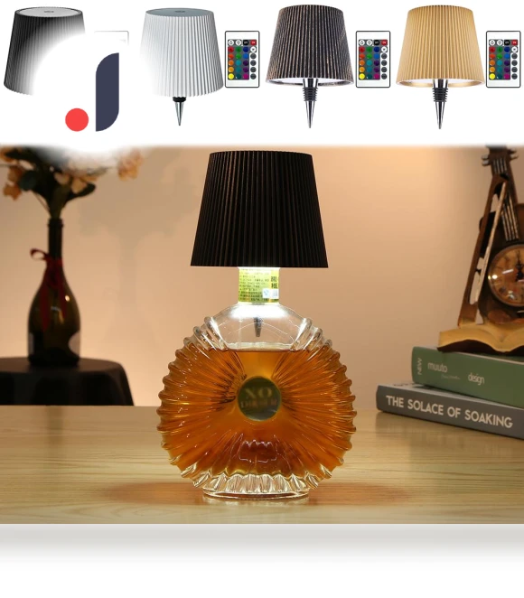Wireless Bottle Table Lamp — Desk & Table Lighting, AE Selection