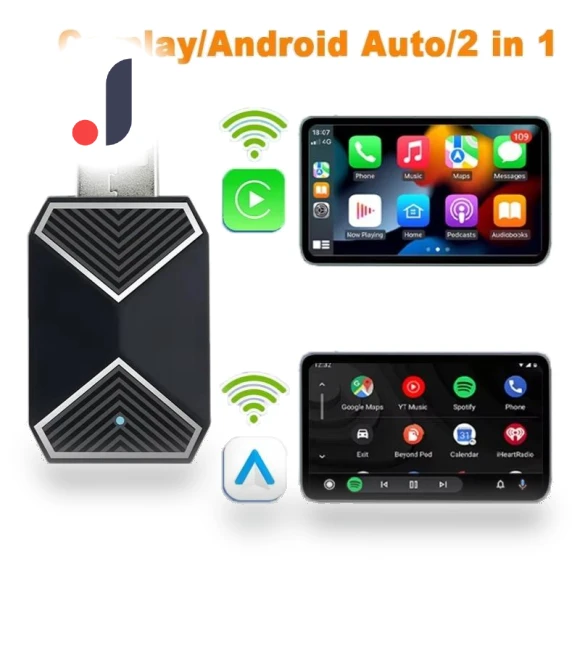 Wireless CarPlay and Android Auto Adapter — Car Accessories & Gadgets, YJMP Auto Parts