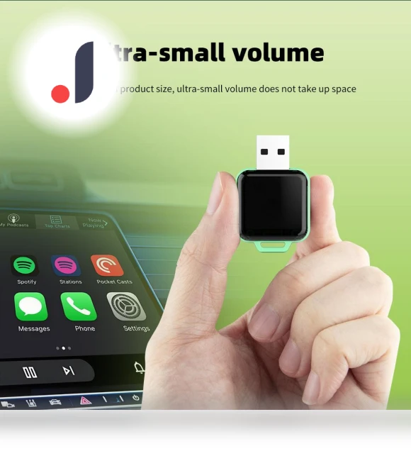 Wireless CarPlay Android Auto Adapter Smart Mini AI Box — Car Essentials, Auto Home Solutions