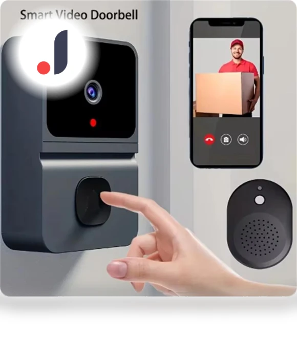 Wireless Doorbell with Wi-Fi Outdoor HD Security Camera — Smart Home Security, LIAESMART