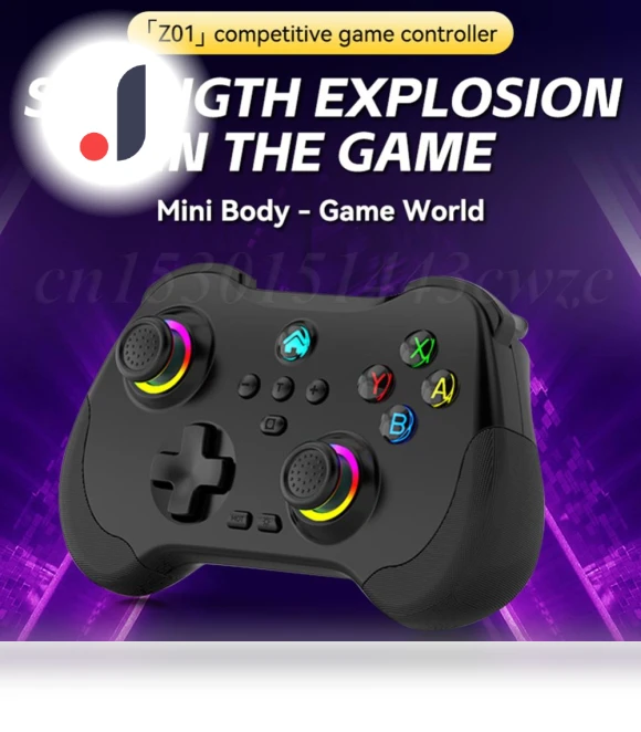 Wireless RGB Controller with Dual Vibration — Accessories, Home Textile Home Decoration