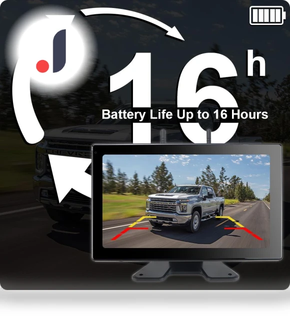 10-inch Wireless Touch Screen DVR Recorder with Monitor and Solar Power — Rearview Safety Systems, JOHO