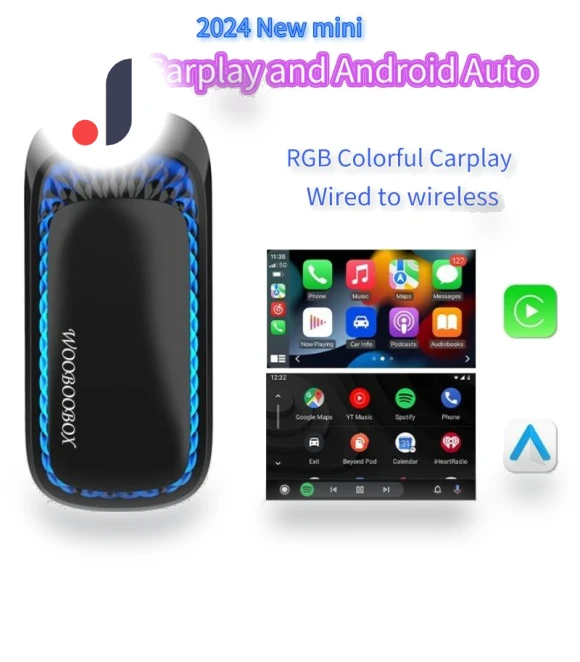2-in-1 Wireless Carplay Adapter — USB, RuJia Home Decor