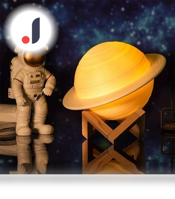 3D Print Saturn Night Light — Lamps & Shades, Good Household Items