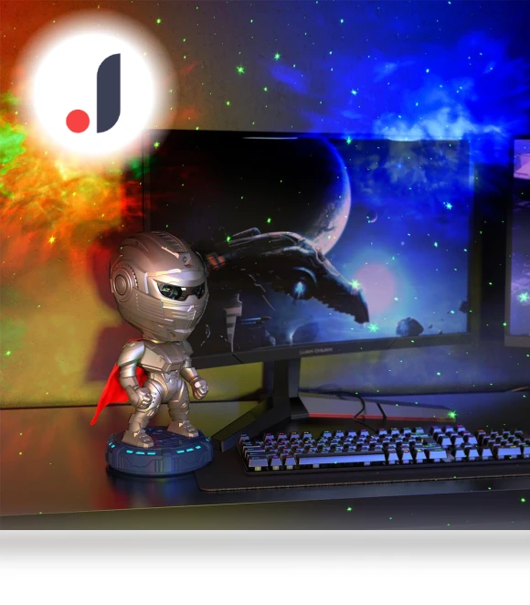 Ambient Galaxy Projector Starry Led Night Light — Night Lights, Rainbow Rain