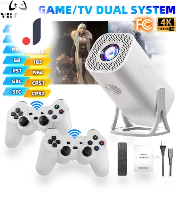 Android 11 Gaming Projector — Home Theater Projectors, VILCORN