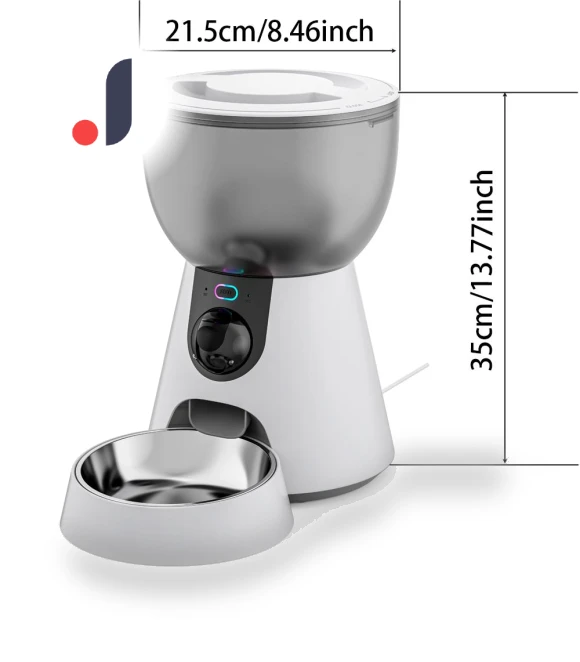 Automatic Pet Food Dispenser with Video Camera — Feeders, Good Household Items