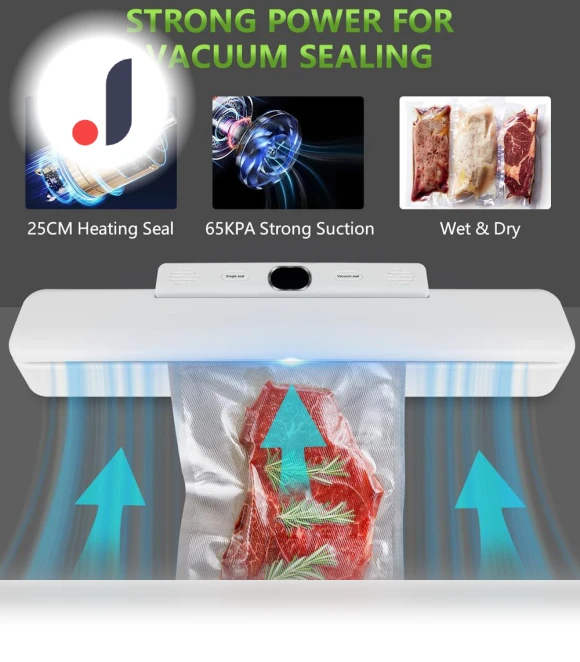 Automatic Vacuum Sealer for Food Storage — Vacuum Bags, Rainbow Rain