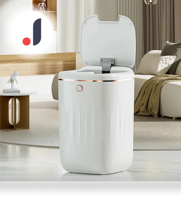 Automatic Waterproof Trash Can — Waste Baskets, Simple and warm