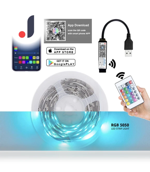 Bluetooth RGB Magic Color LED Strip Kit — LED Strips, Smarter than future