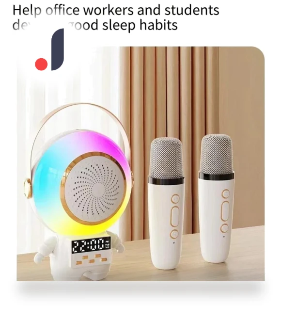 Bluetooth Speaker with Karaoke, Colorful Lights, and Subwoofer — Karaoke Players, A Auto Parts Mall