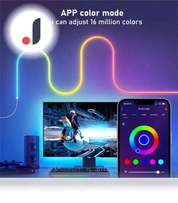 Bluetooth Symphony Neon RGB LED Strip — LED Strips, Build My Home