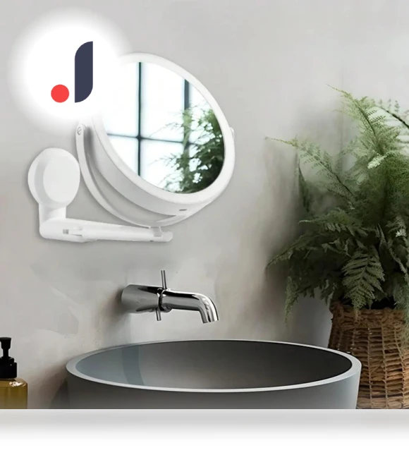 Compact LED USB Makeup Mirror with Touch Screen and Dimming Function — Compact & Travel, AE Selection