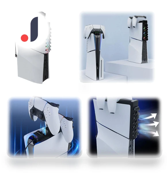Cooling Fan with Charging Station for Two Controllers — Cooling Pads & Fans, Build My Home