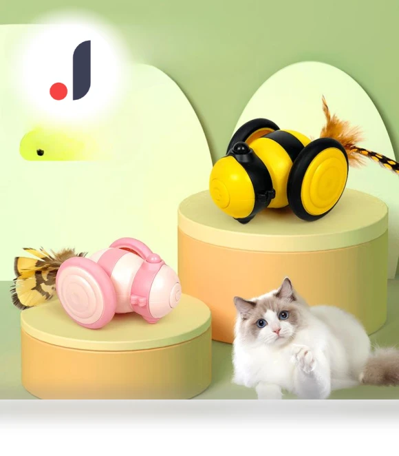 Electric Smart Cat Car Toy — Cat Playthings, Pet family bucket