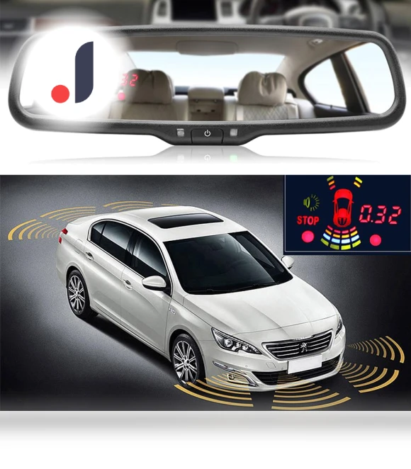 Electronic Anti-Glare Auto-Dimming Rearview Mirror with Parking Monitor — Interior Mirrors, JOHO - CarGear