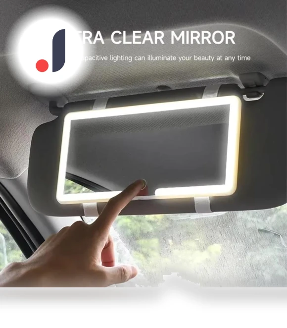 HD LED Car Mirror with Touch Screen — Interior Mirrors, A Surname Home