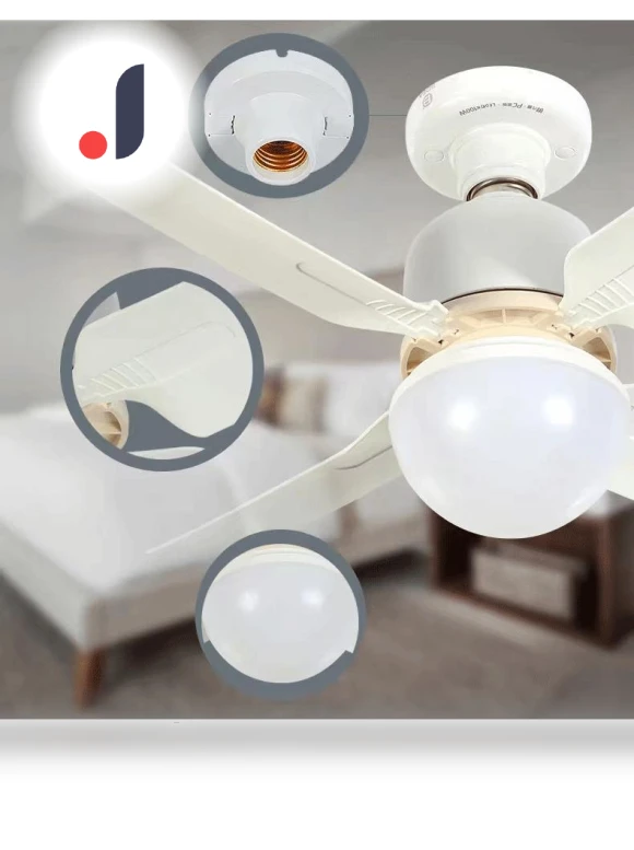 LED Ceiling Fan With Light Remote Control — Ceiling Fans, Rainbow Rain