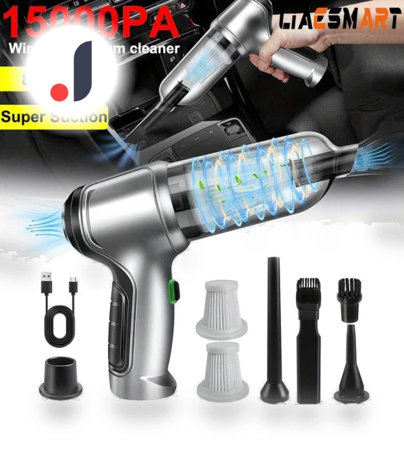 Mini Wireless Rechargeable Lithium Battery Car Vacuum — Vacuums, LIAESMART