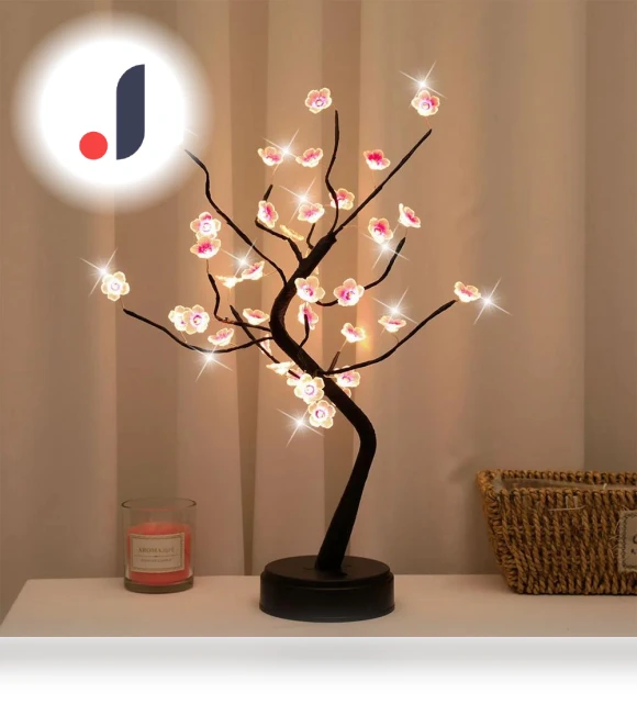 Night Light in the Form of a Desktop Tree — Night Lights, Stone Home