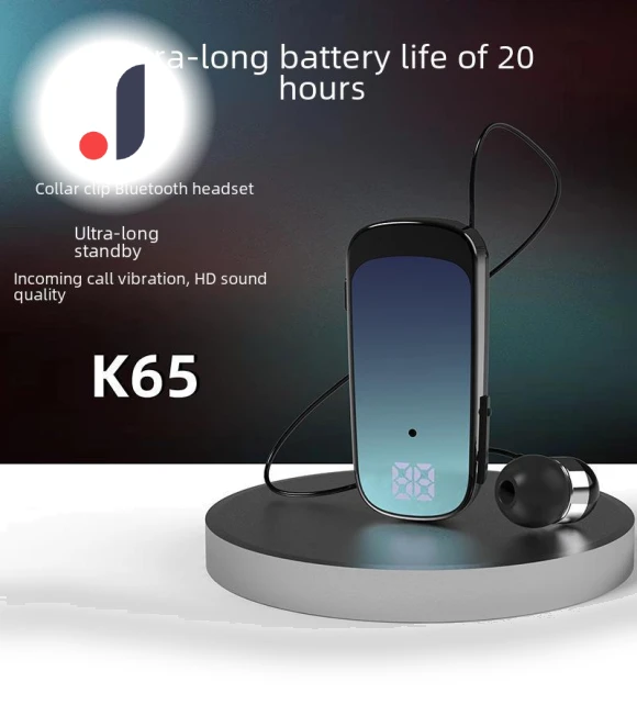 Retractable Bluetooth Headset with Gradient Color — Audio Gear, SmartGears