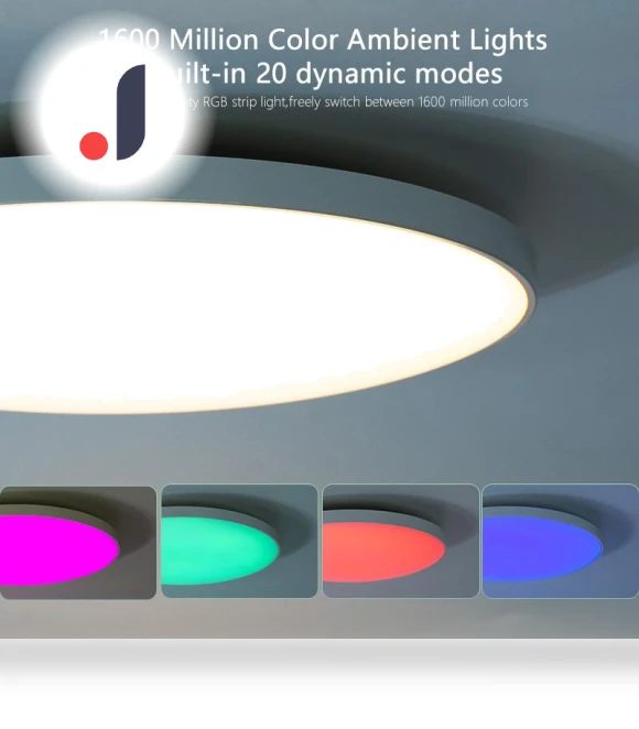 Smart Ceiling Light — Overhead Lighting, Rainbow Rain