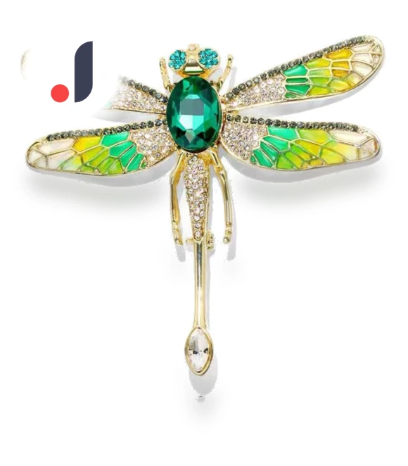 Smart Dragonfly Brooch — Pins & Brooches, JEWEL HOME