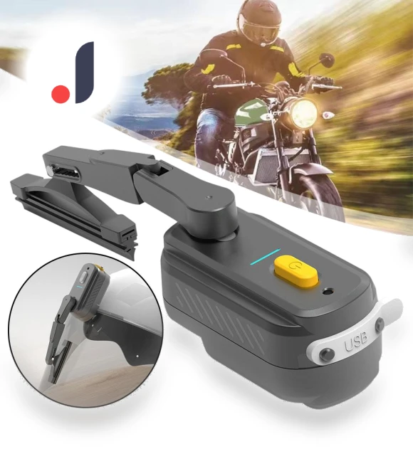 Smart Electric Helmet Wiper — Helmets & Accessories, A Surname Home