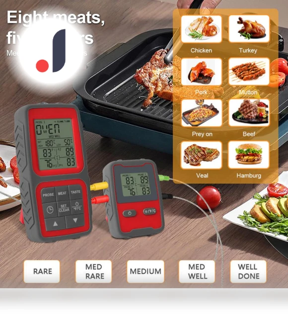 Smart Food Meat Thermometer Digital Wireless with Dual Probes — Thermometers, Build My Home