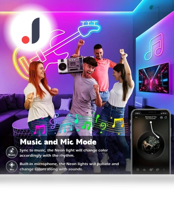 Smart LED Neon Rope Light — Rope Lights, Cozy Cottage-Relax